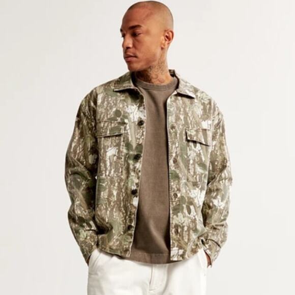 Abercrombie & Fitch Other - Abercrombie Camouflage Twill Shirt Jacket